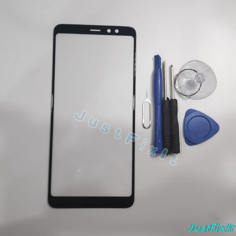 Сенсорный экран A750 передний дисплей стеклянная Сенсорная панель для SAMSUNG Galaxy A7 2018