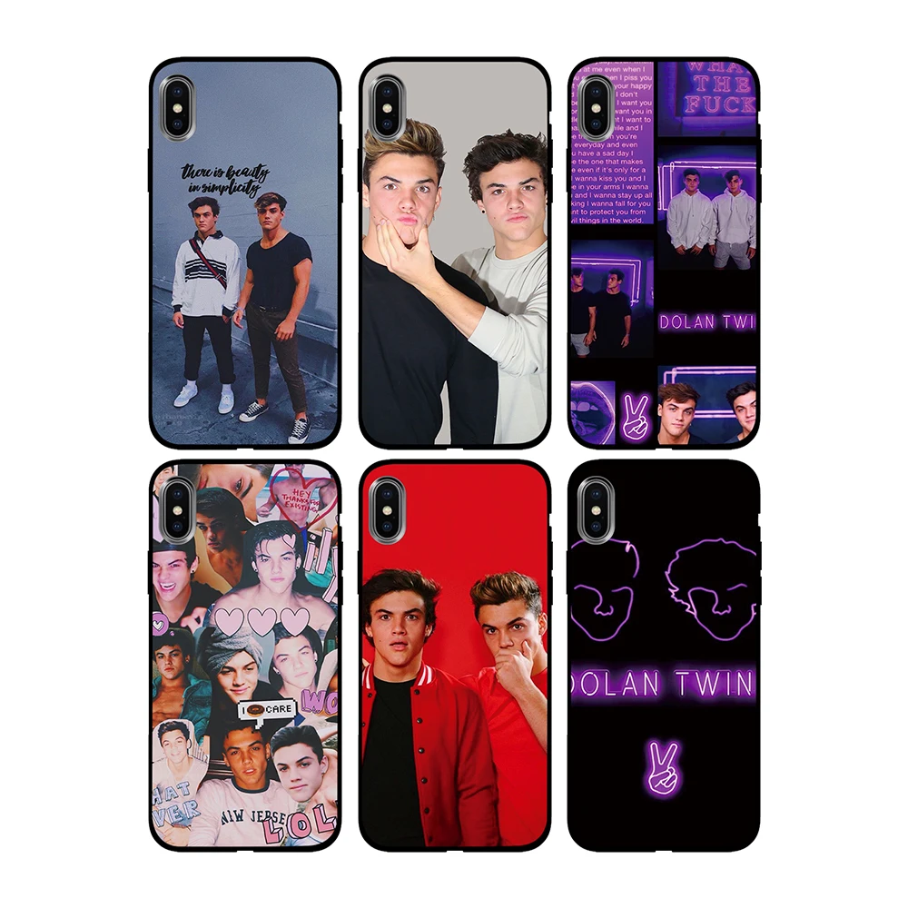 Мягкий ТПУ чехол Dolan Twins для Apple iPhone 6 6S 7 8 Plus 5 5S SE X XS MAX XR силиконовые чехлы |