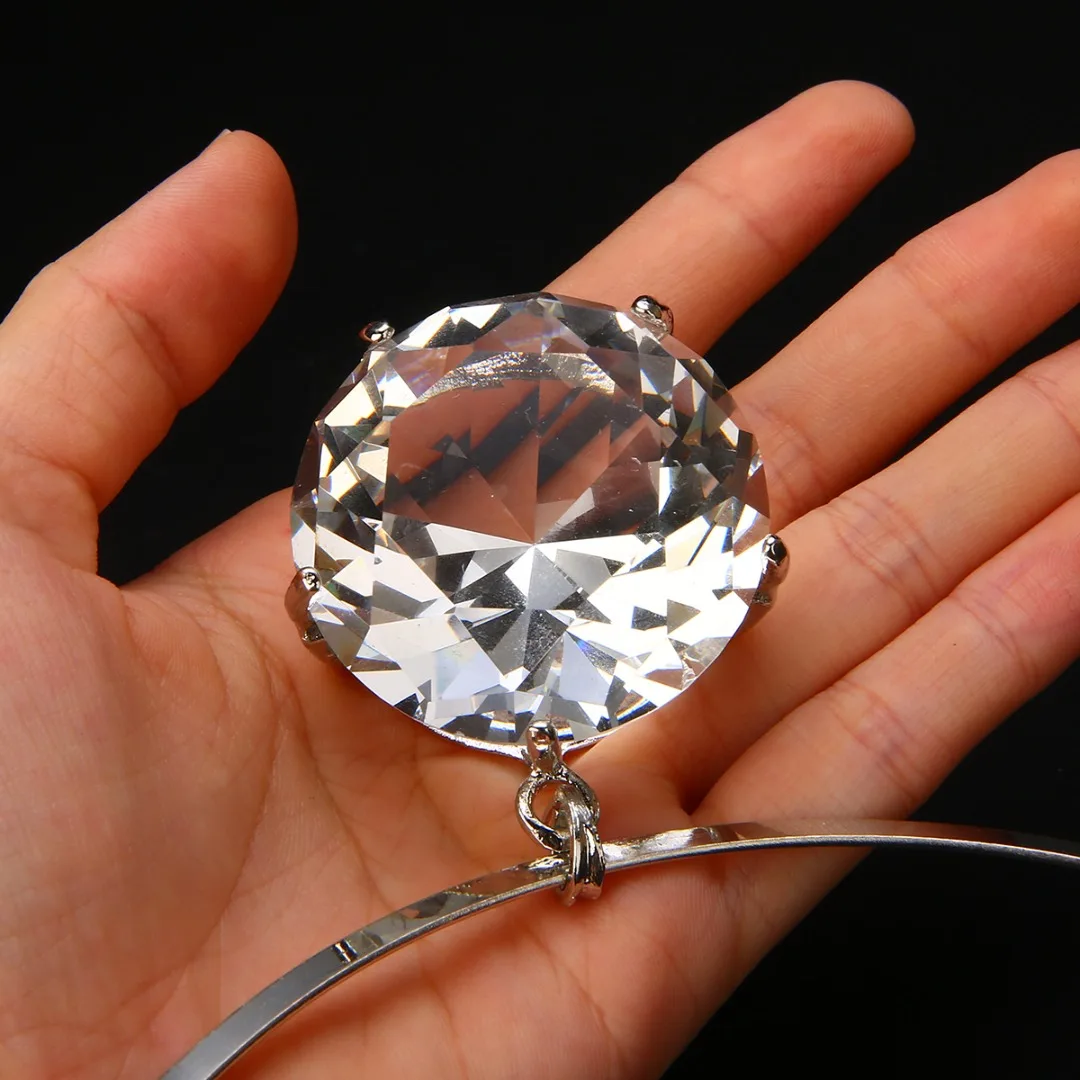 Shellhard модное супер огромное хрустальное ожерелье Огромные большие украшения