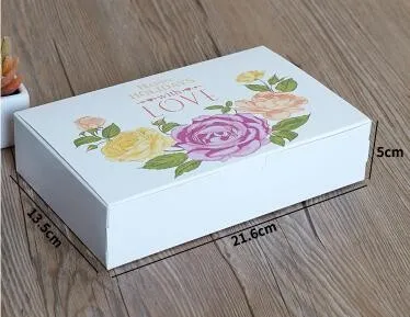 18*12*4,8 см черно-белая коробка для торта Луна упаковка для торта Коробка Свадебный Фестиваль подарочная упаковка коробки 100 шт./партия