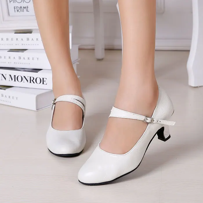 2017 Женская обувь из 100% натуральной кожи для латинских бальных танцев сальсы