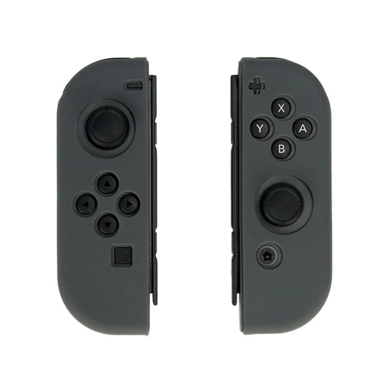 Мягкий силиконовый чехол высокого качества для Kind Switch, красный, зеленый, розовый, неоновый, желтый, силиконовый защитный чехол для Kind, аксессуары - Цвет: Grey