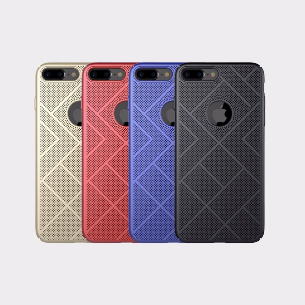 Для iphone 8 Plus Nillkin теплоотвод жесткая задняя ПК Матовая защитная Крышка Воздушный чехол Nilkin для iphone 8 Plus чехол для телефона