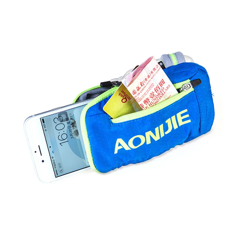 AONIJIE E907 нейлон марафон чайник пакет Спорт на открытом воздухе сумка для пешего туризма Велоспорт Бег ручная сумка для бутылки для 250 мл мягкая колба