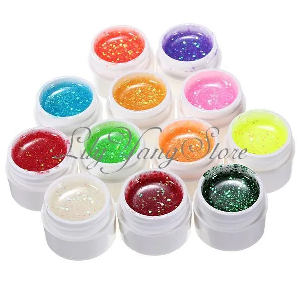 УФ гель для ногтей блестящий однотонный превосходный наращивания