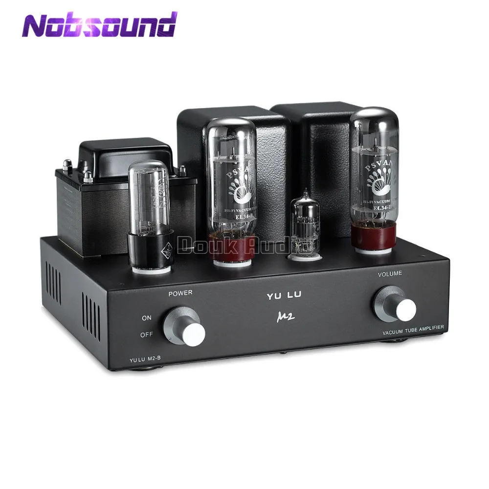Nobsound Mini EL34 тюбик интегрированный усилитель Hi Fi Одноконтурный мощности класса А 8