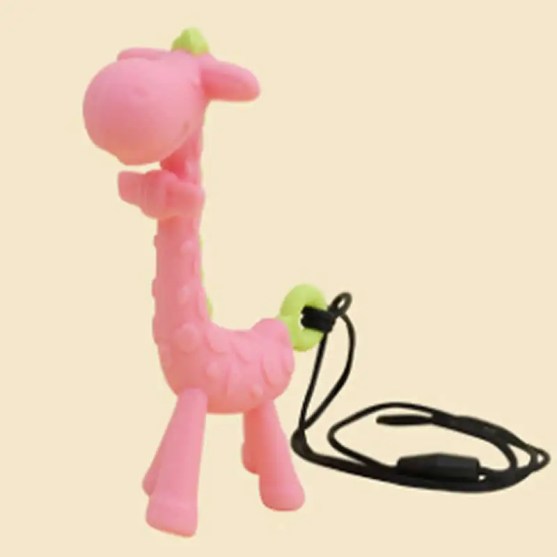 Детский силиконовый Прорезыватель для зубов в форме жирафа|Детские