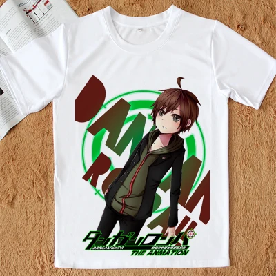 03 Danganronpa V3 футболка Dangan Ronpa Kirigiri kiuko Naegi Makoto Косплей Монокума футболка Аниме футболки - Цвет: 03