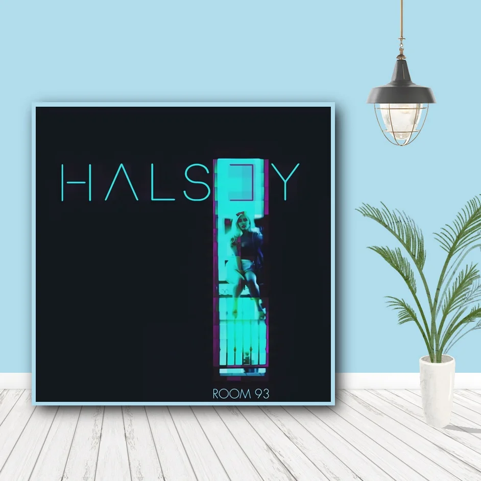 Постер Halsey для комнаты 93 музыкальный альбом холст настенные картины гостиной без