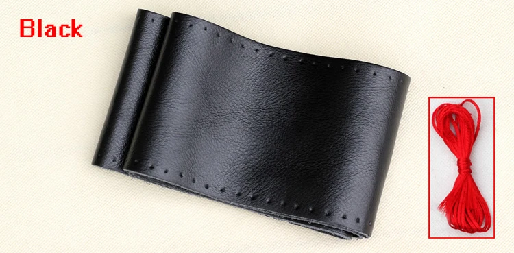 Бесплатная доставка Высокое качество Натуральная кожа Чехол рулевого колеса