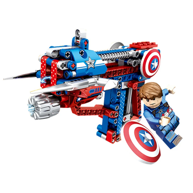 Строительные блоки пистолет Marvel Мстители Совместимость с Legoingly супергерой может