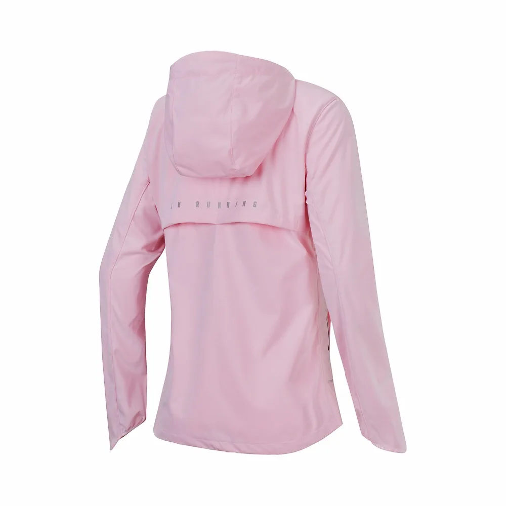 Женская ветровка для бега Li Ning комфортная куртка с защитой от ударов спортивная