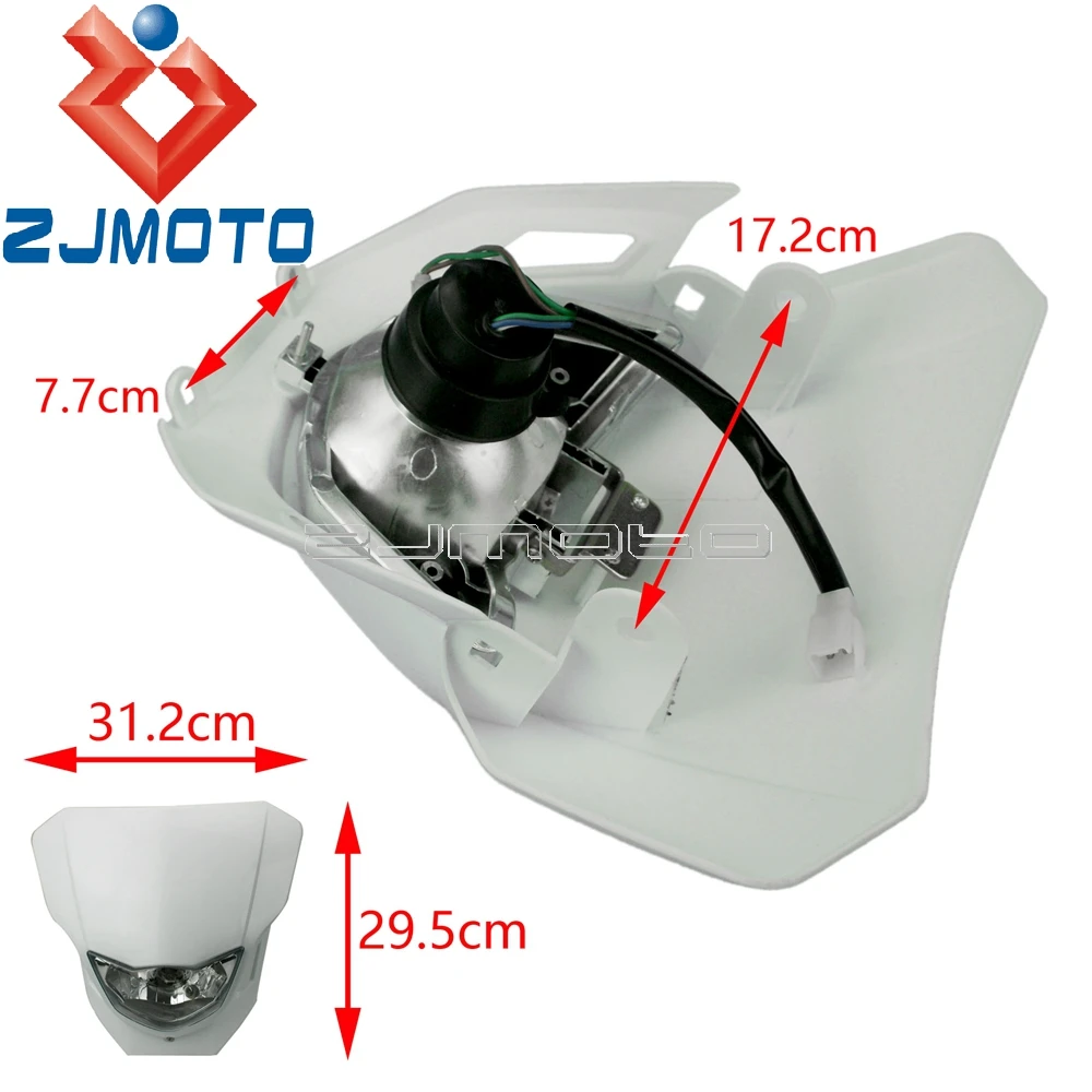 Налобный фонарь для мотоцикла Suzuki Honda Yamaha DRZ DR KX KLX EXC XCW XT WR YZ YZF TW маска