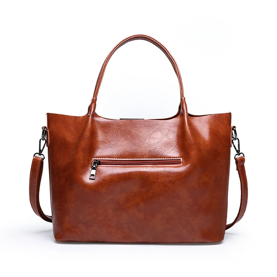 2 комплекта винтажные сумки через плечо из искусственной кожи с масляным воском