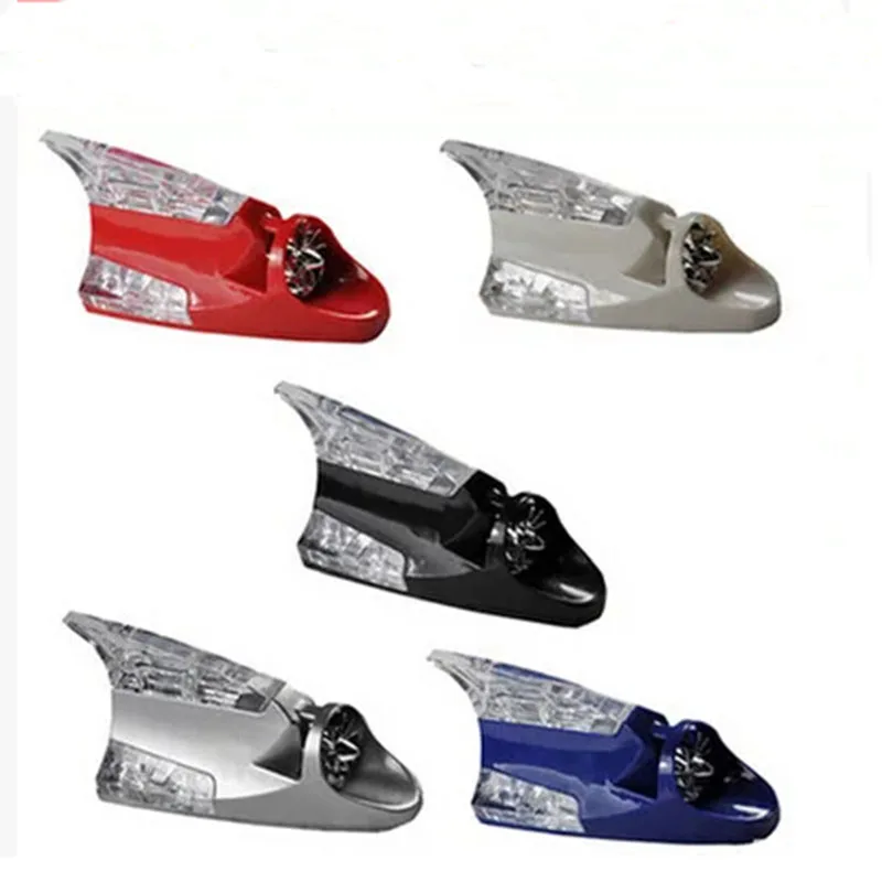 Автомобильная антенна плавник акулы LED энергия ветра освещенные воздушные