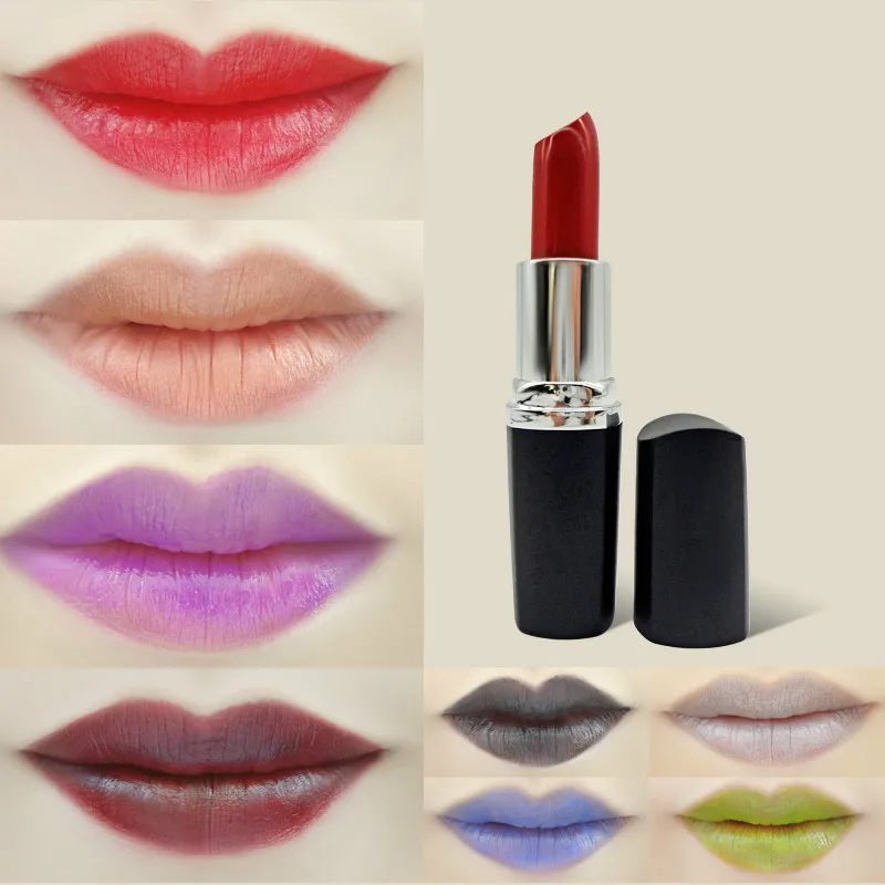 1 шт. новая популярная брендовая матовая помада Batom Roxo красная фиолетовая черная