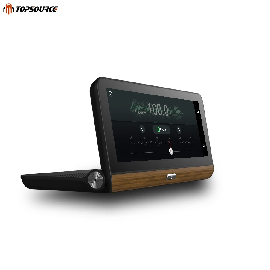 TOPSOURCE 4G Suppor Автомобильный видеорегистратор с поддержкой плюс 8 дюймов Android 5,1 gps BT Dash Cam Регистратор Видео рекордер с двумя камерами s