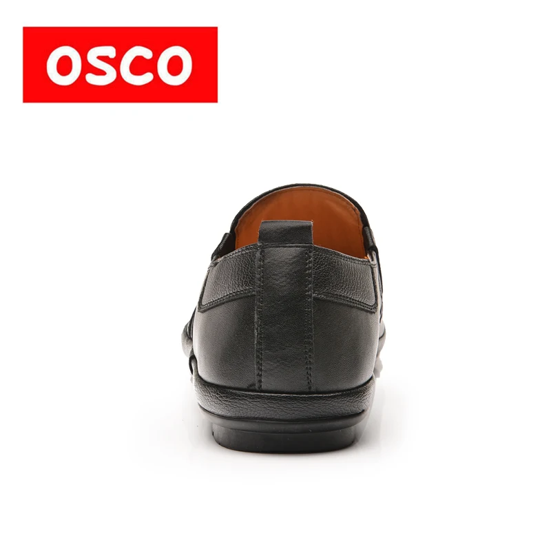 OSCO/обувь для вождения без застежки лоферы модная мужская обувь кожаная в горошек