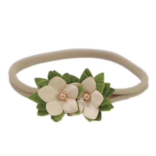 3Pcs Newborn Kid Headband Elastic Cloth Baby Print Floral Hair Band Girl Bowknot | Мать и ребенок