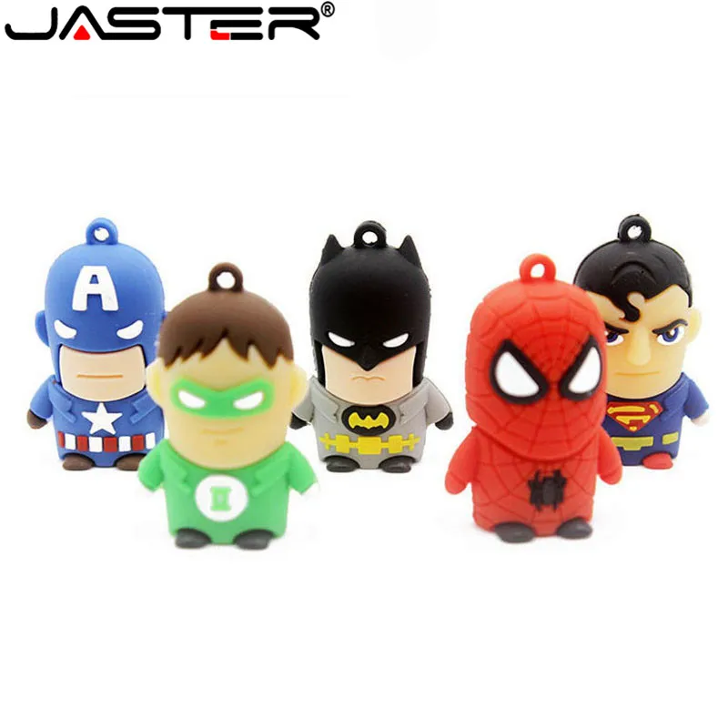 JASTER акции мини милый Супермен серии мультфильм флэш-карты памяти накопитель