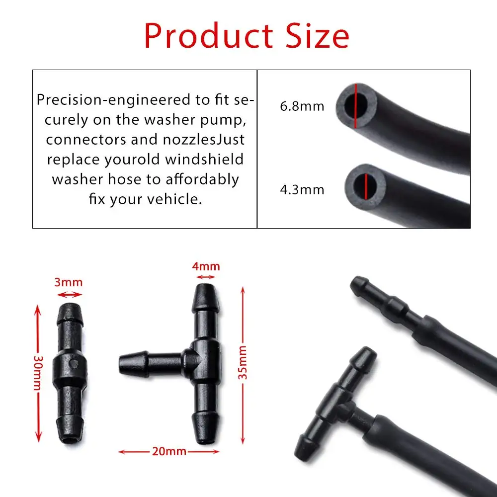 Комплект для мойки лобового стекла OGE комплект сопел Jeep Grand Cherokee шланг и жидкости