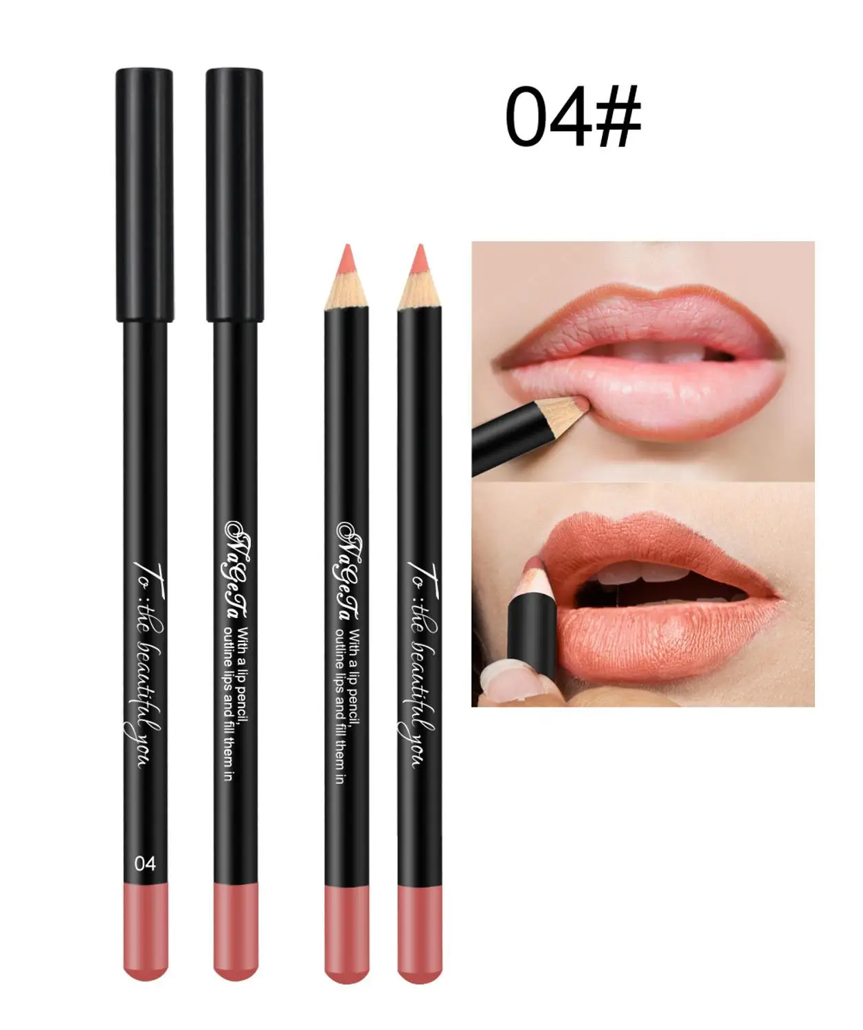 12 цветов сексуальный матовый карандаш для губ Lipliner карандаш для губ Matt Nude Lipsliner набор ручек Красота Макияж инструмент косметический - Цвет: Оранжевый