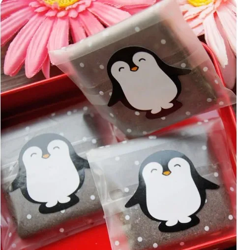 Улыбающийся Пингвин милые наклейки сделай сам декоративная подарочная упаковка