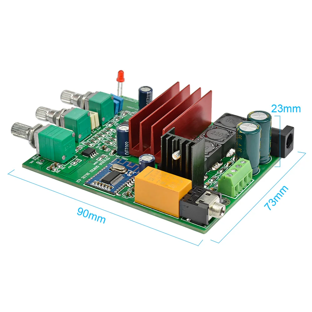 Aiyima TPA3116D2 2.0 Digital Audio Amplifier Board 50W*2 Dual Channel Bluetooth 4.2 DIY Speaker Home Theater | Электроника
