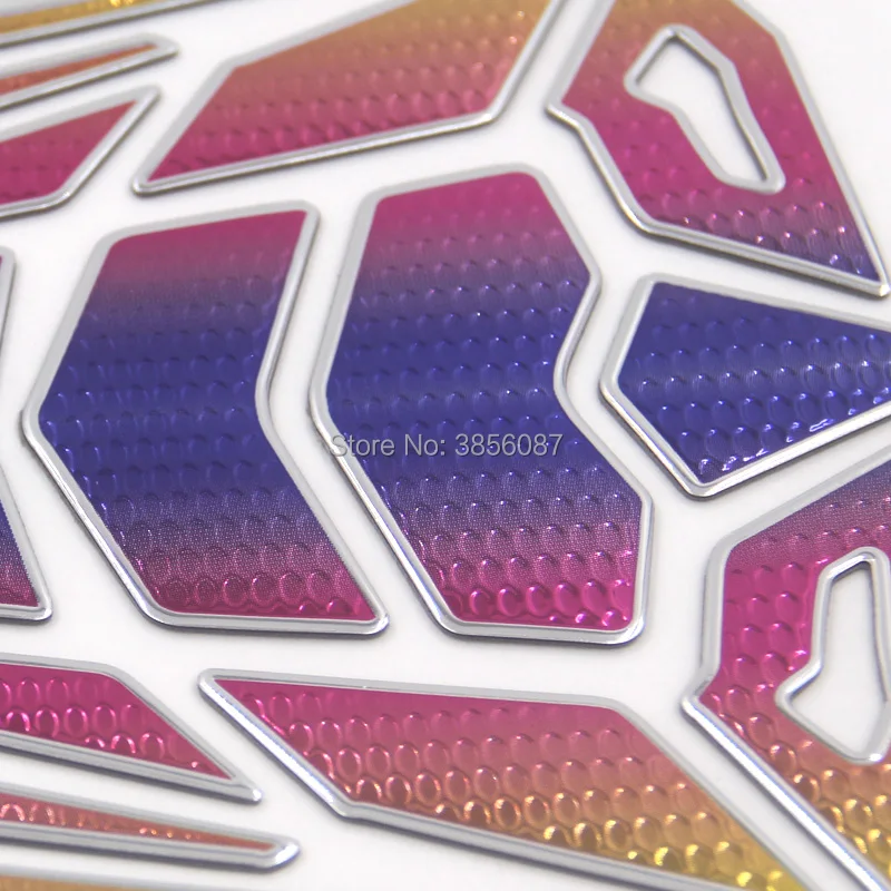 FASP Tank Pad Protector Sticker For Motorcycle Universal Fishbone 3D Rubber sticker | Автомобили и мотоциклы