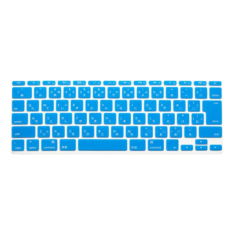 HRH Лидер продаж силиконовая JP Японская Клавиатура Защитная пленка для Mac Book Air 11 11,6 японская версия A1370 A1456