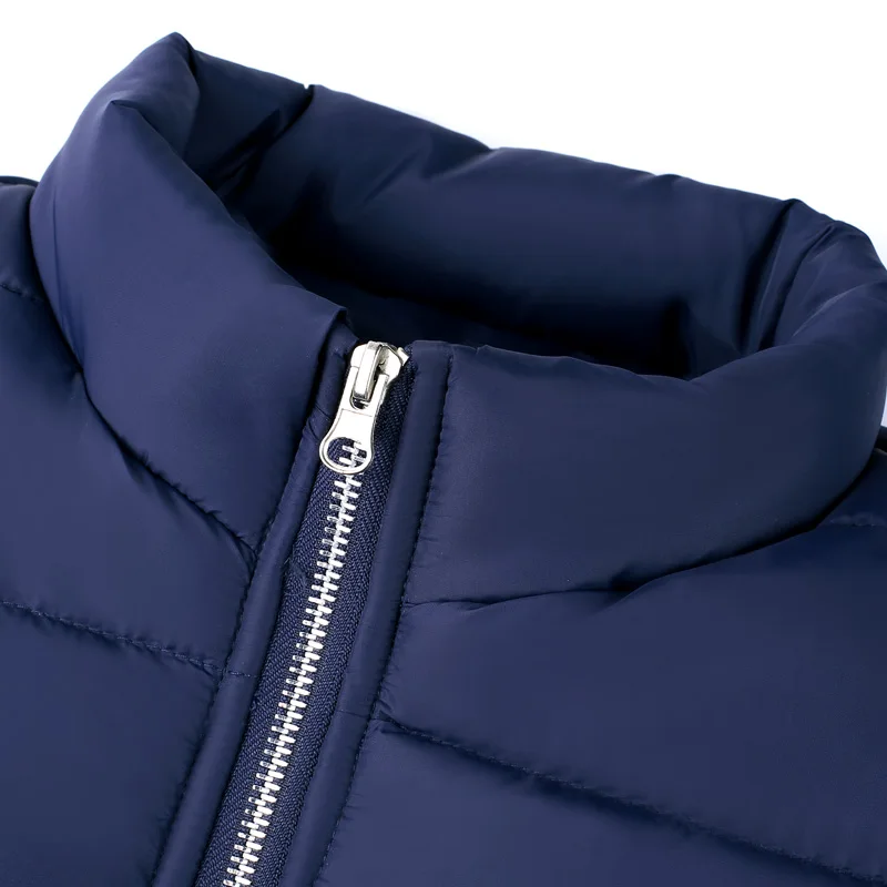 Зимняя мужская куртка брендовая одежда повседневная с воротником-стойкой