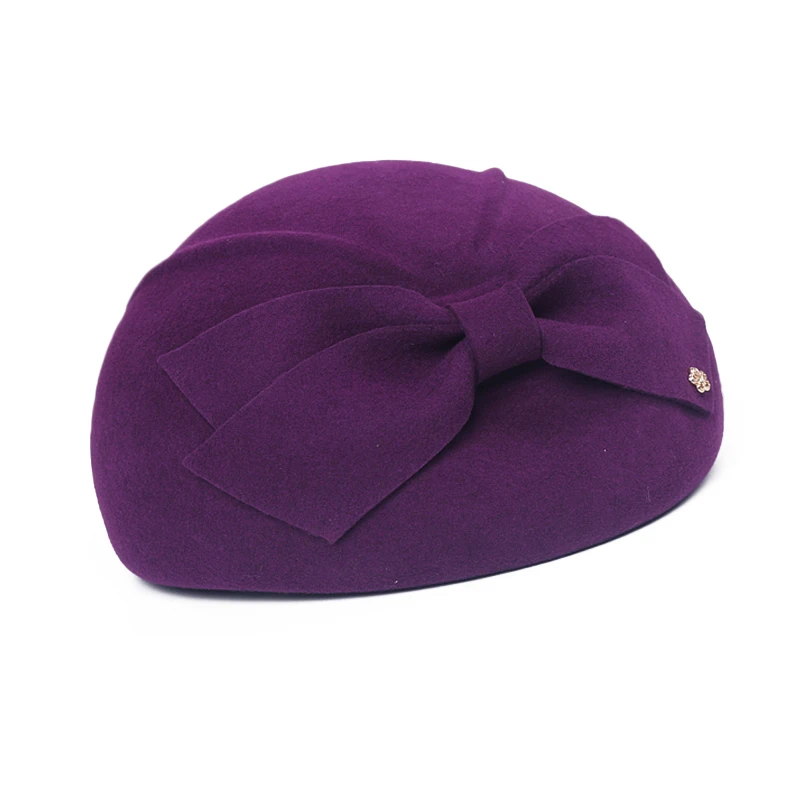 YY Elegant Wool Fedora Hats Lady British Style Soft Felt Cap Women Wedding Party Hat Vintage Cocktail Fashion Derby 18121 | Аксессуары