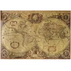 71x50 см винтажный Глобус старый мир карта матовый коричневый бумажный постер домашний Настенный декор