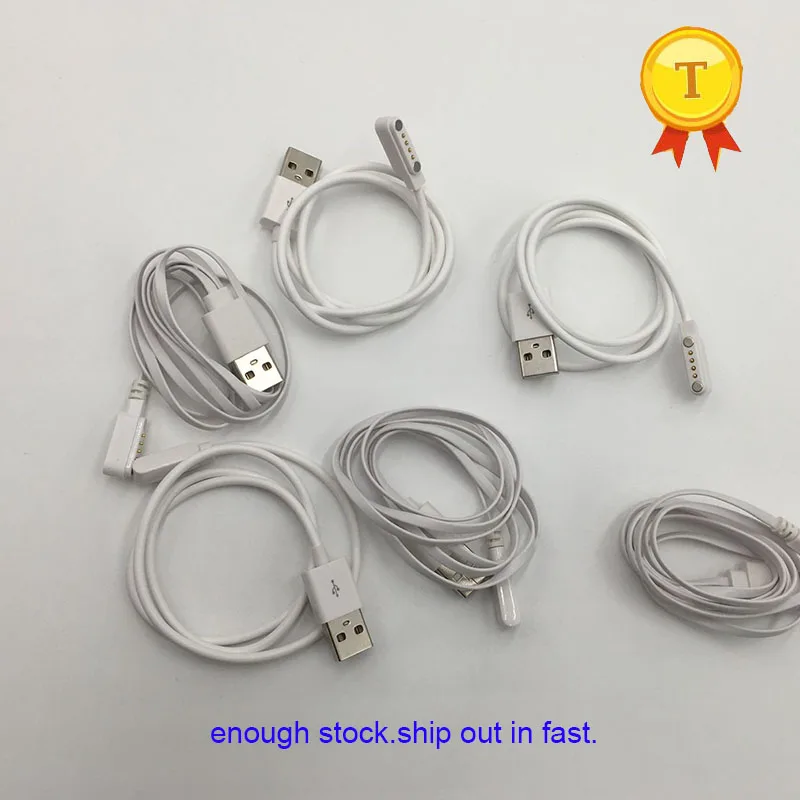 Лучшие продажи недорогие умные часы телефон сильный 4pin Магнитный 100 см зарядное
