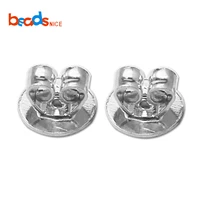 beadsnice id37594a wholesale earring jewelry accessory sterling silver diy earrings backs earnuts