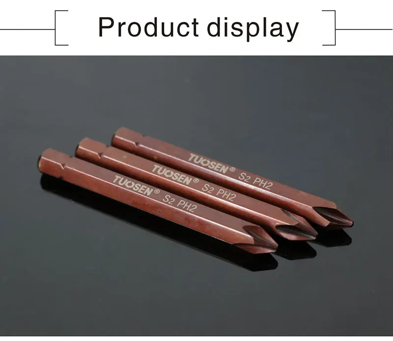 10 шт. шлицевые Отвертки phillips отвертка Набор бит ph2 отвертка Биты прецизионный ударный драйвер магнитное кольцо шестигранный Удар