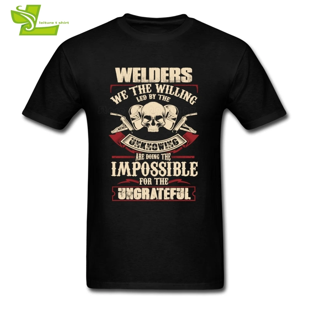 Welders Are Doing The Impossible футболка для подростков новая с принтом на заказ мужские