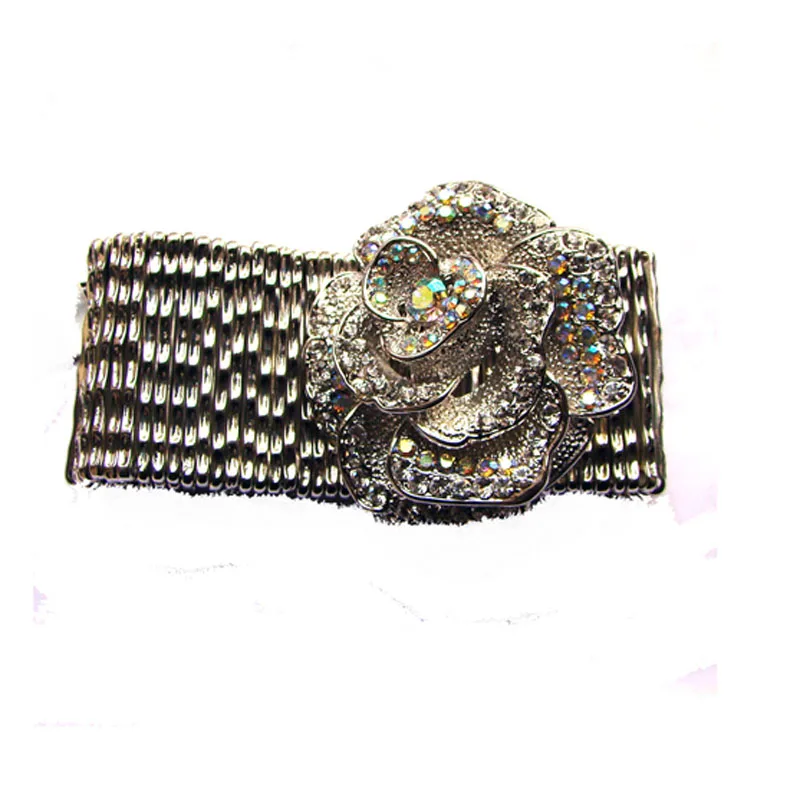 Лидер продаж 2018 роскошный женский эластичный браслет ручной работы с