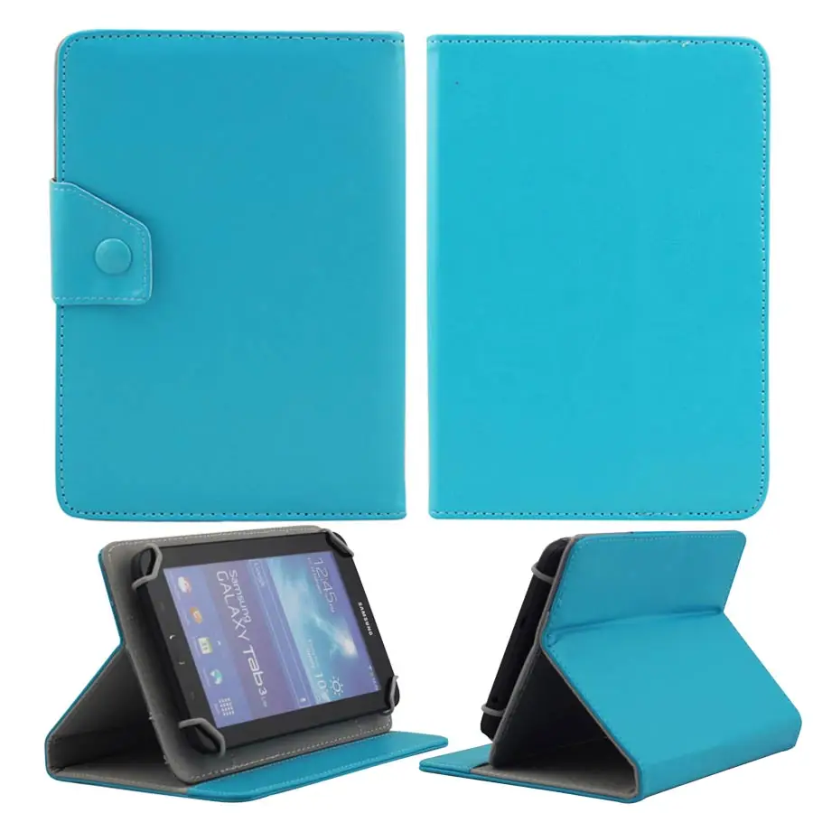cyan 8 дюймов Универсальный чехол для 7,9 8,0 дюймов планшетный ПК для iPad Mini для samsung lenovo Tab 8,0 из искусственной кожи флип-чехол с подставкой - Цвет: cyan