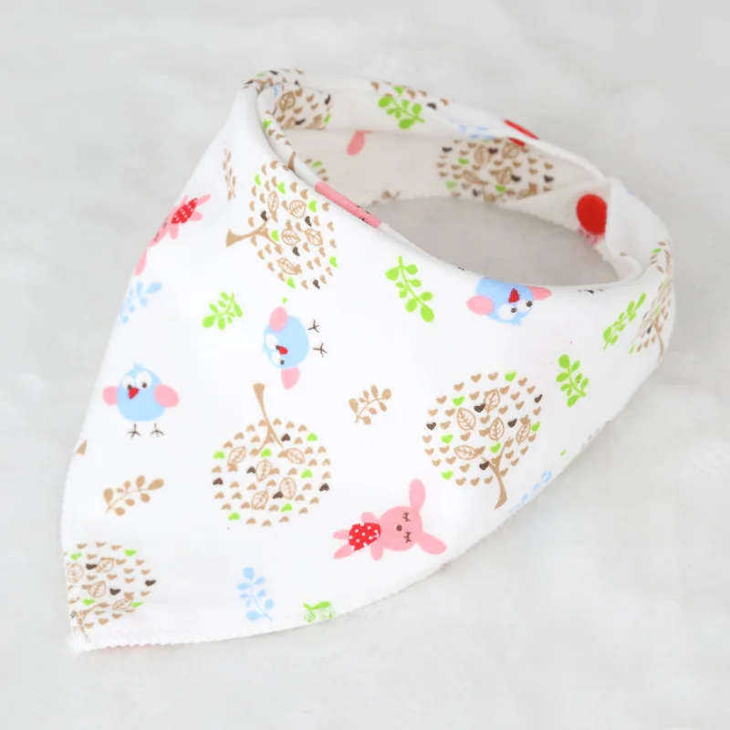 Newborn Baby Bibs double Cotton baby scarf Bib Bandana Baberos For Kids Girls Boys Clothing Feeding Accessories | Детская одежда и