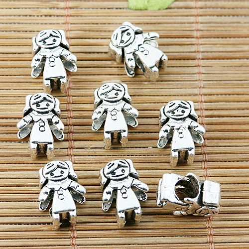 

16pcs tibetan silver tone sweater design charms EF1548