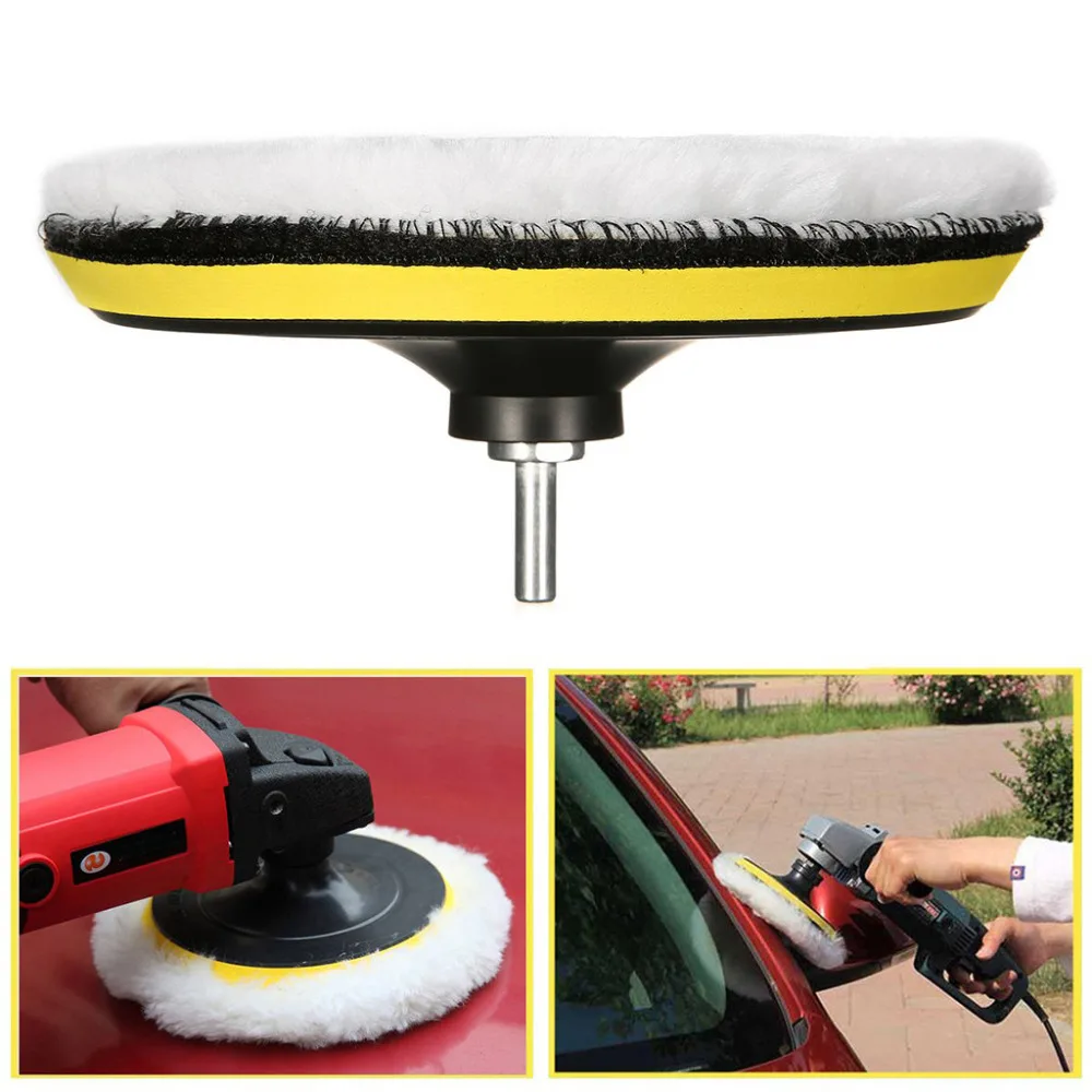 Набор полировальных насадок 3 7 дюймов комплект из губчатых и шерстяных для