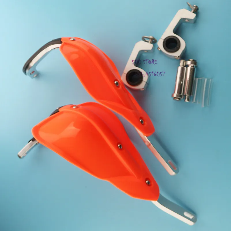 Хороший Оранжевый 22 мм moto rbike защита рук moto rcycle handguard части moto защита moto крест для suzuki honda SXF питбайк