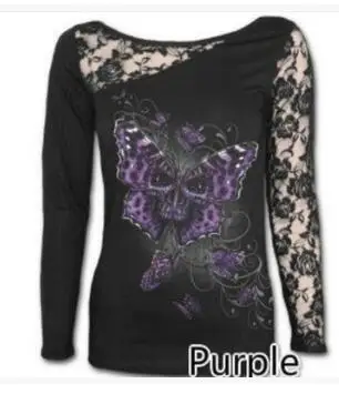 30 шт. оптовая продажа быстрая доставка модная женская футболка с принтом черепа