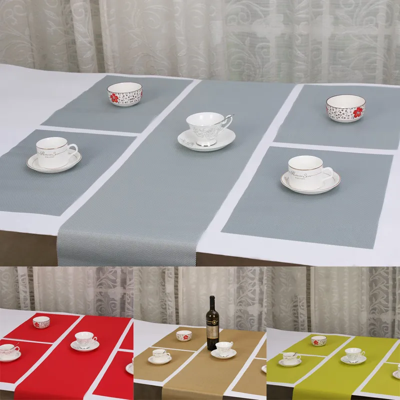 

Teslin Table Runner Tablecloth Banquet Christmas Wedding Party Table Decoration