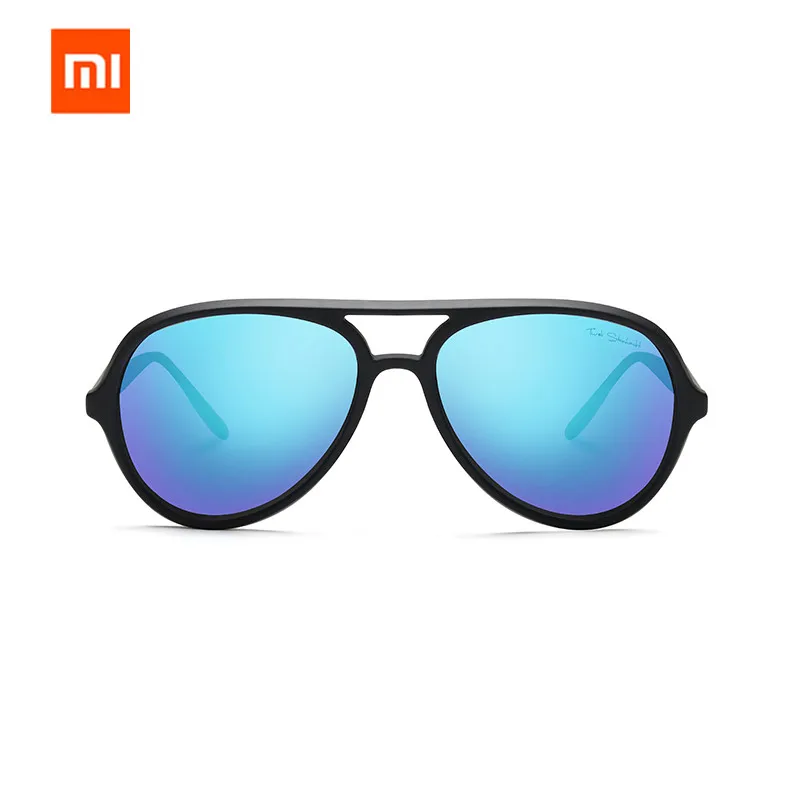 Синий Xiaomi Mijia TS STR015-0105 Ice Blue TAC поляризационные солнцезащитные очки UV400 TAC линзы для мужчин и женщин для спорта на открытом воздухе, езды на велосипеде, вождения - Цвет: Синий