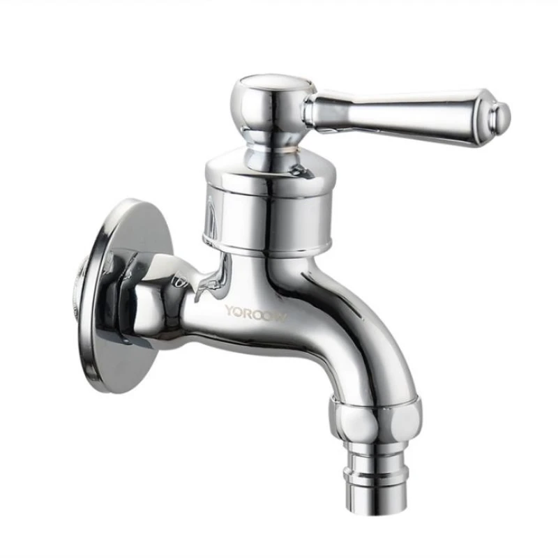 

1pc Basin Faucets Elegant Bathroom Faucet Cold Water Basin Tap Chrome Finish Brass Toilet Sink Water Crane