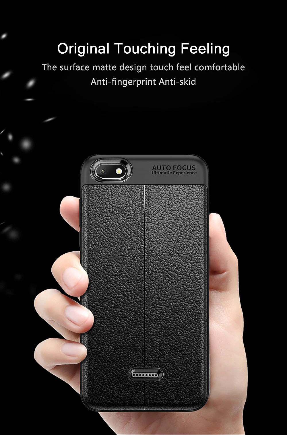 Прочный чехол для Xiaomi Redmi 6A, чехол, силиконовый бампер, матовый чехол с рисунком личи, противоударный чехол на заднюю панель для Xiaomi Redmi 6A, чехол
