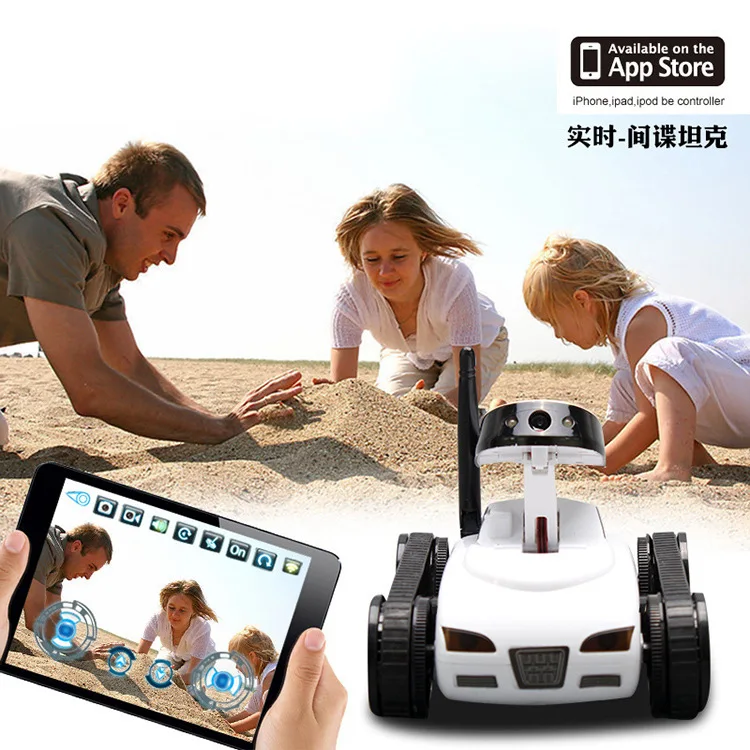 Wi Fi робот камера rc Танк приложение в режиме реального времени управление led IOS IPHONE