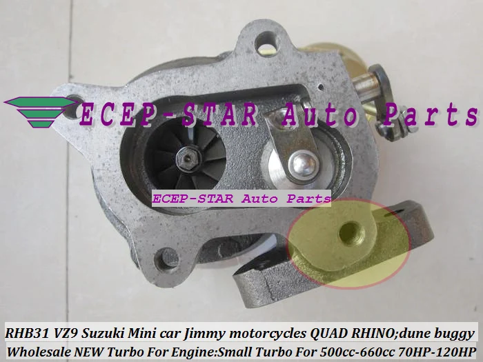 100% новый RHB31 VZ9 13900 80710 маленький турбо для SUZUKI Jimny мини автомобиль 500 660cc мотоцикл QUAD